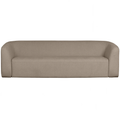 WOOOD Sloping 3-zitsbank - Chenille - Naturel Melange