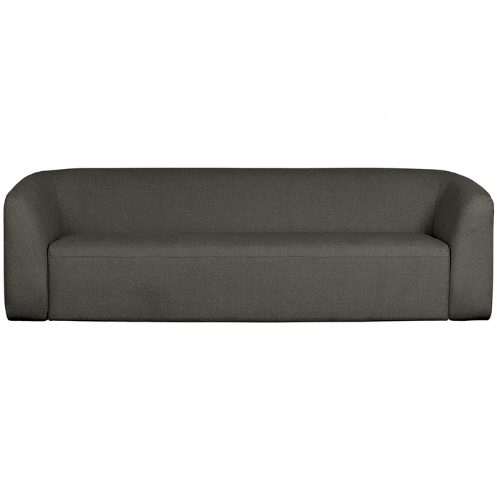 WOOOD Sloping 3-zitsbank - Chenille - Grijs/Zwart Melange