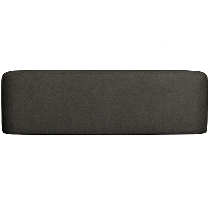 WOOOD Sloping 3-zitsbank - Chenille - Grijs/Zwart Melange