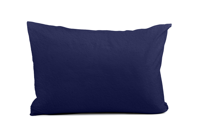 Eleganzzz Kussensloop Hotelsluiting flanel blauw