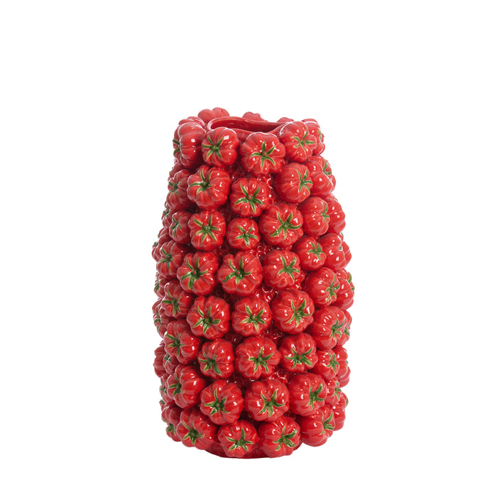 Light&living Vaas deco 31,5x30,5x52 cm TAMINA keramiek rood