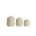 Light & Living - Mand KENMARE - Ø34x36cm - Bruin - Set van 3