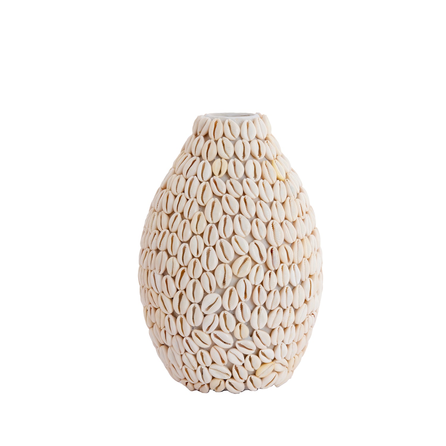 Light & Living - Vaas SHELL - Ø19x28cm - Wit