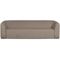 WOOOD Sloping 3-zitsbank - Chenille - Lichtbruin Melange