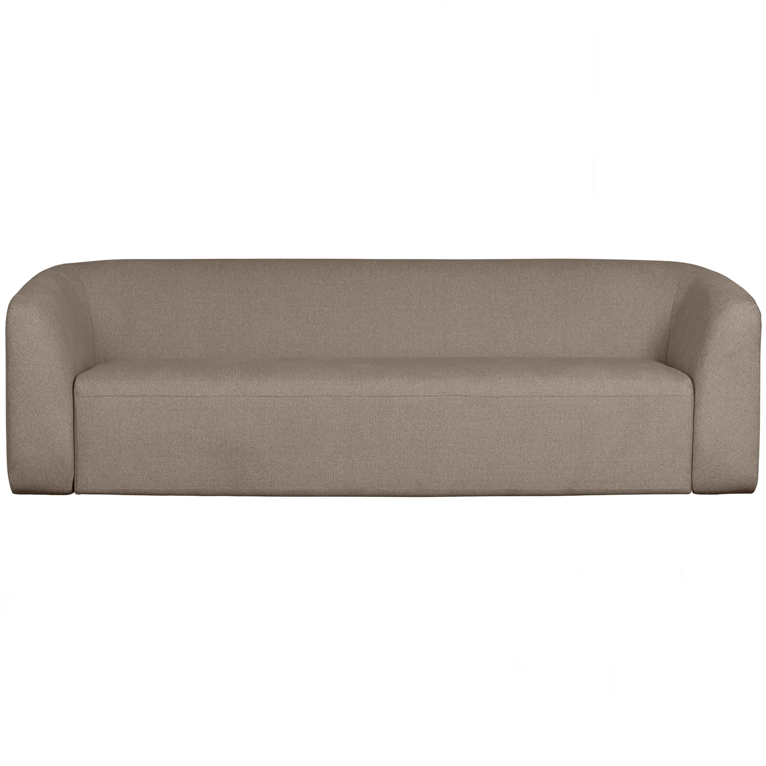 WOOOD Sloping 3-zitsbank - Chenille - Lichtbruin Melange