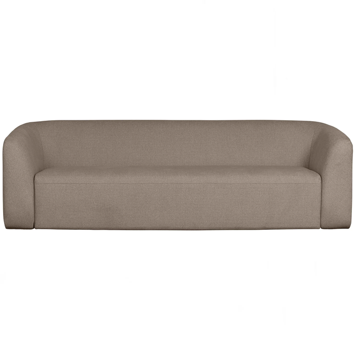 WOOOD Sloping 3-zitsbank - Chenille - Lichtbruin Melange