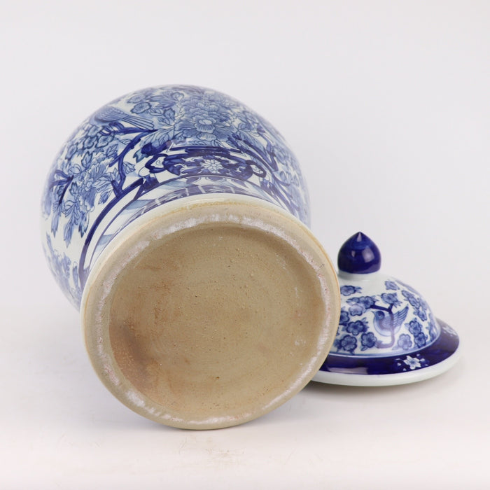 Fine Asianliving Chinese Gemberpot Blauw Wit