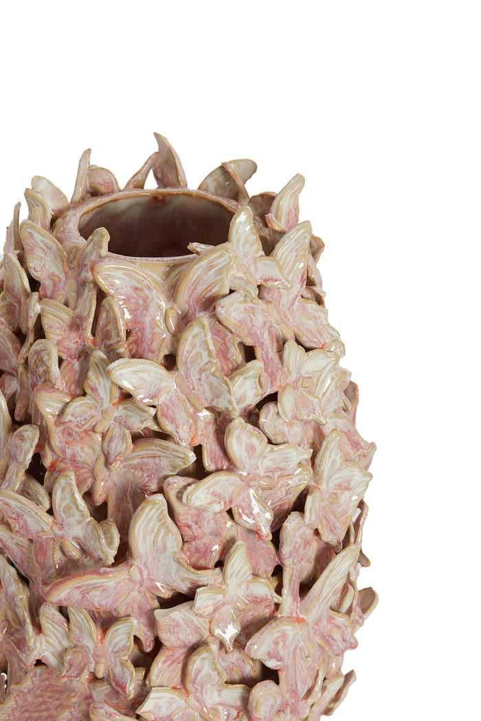 Light & Living - Vaas MARIPOSA - Ø17x26cm - Roze