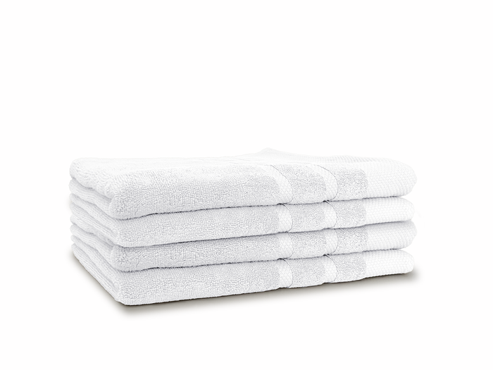 LINNICKBadstof Badlaken  Katoen 70x140cm - white - set van 4