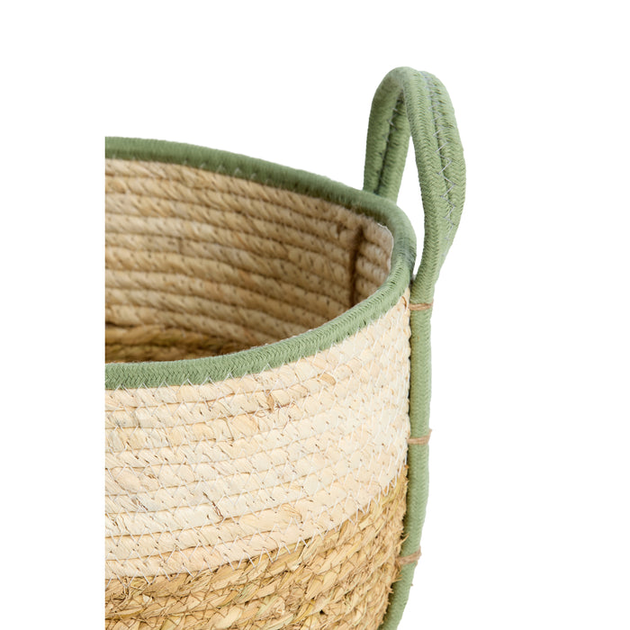 Light & Living - Mand KINSALE - Ø33x23cm - Bruin - Set van 3