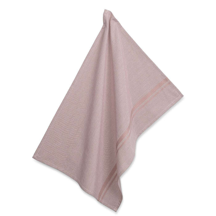 Theedoek, Katoen, Roze met Streep, 70 x 50 cm - Kela | Tia