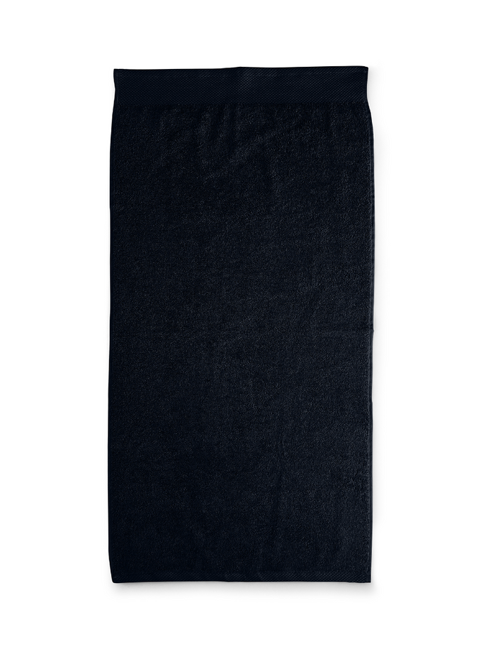 LINNICK Diamond Badstof Handdoek 50x100cm - black - set van 10