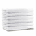 LINNICK Diamond Badstof Handdoek 60x110cm - white - set van 6