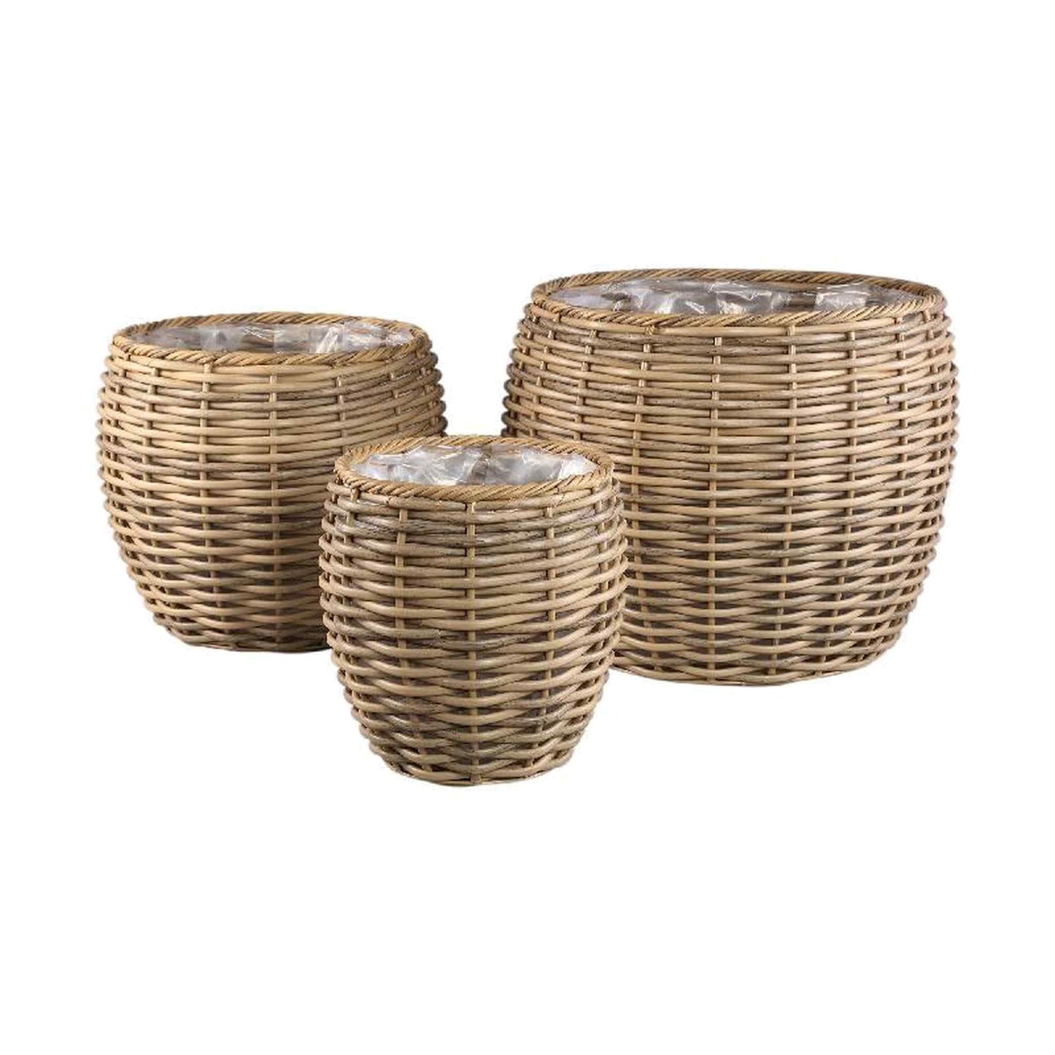 PTMD Mand Jezzelle - 49x49x46 cm - Polyethyleen - Naturel