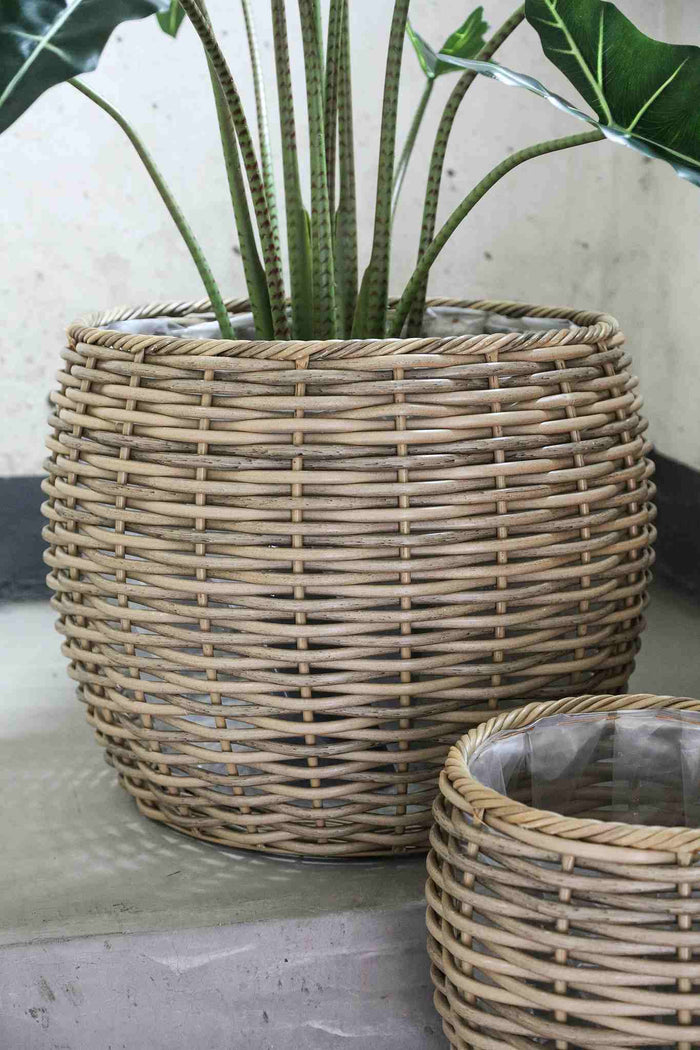 PTMD Mand Jezzelle - 49x49x46 cm - Polyethyleen - Naturel