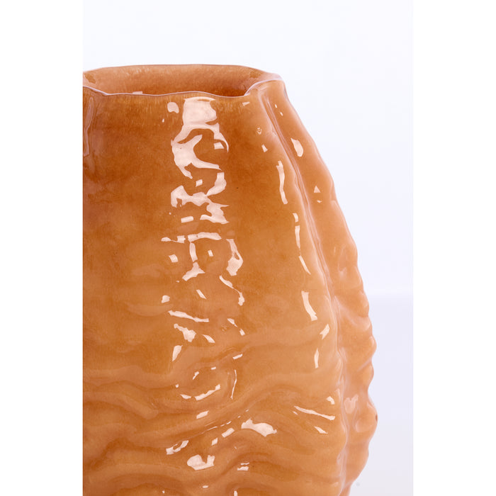 Light & Living - Vaas AURELIA - 20x14.5x30cm - Bruin