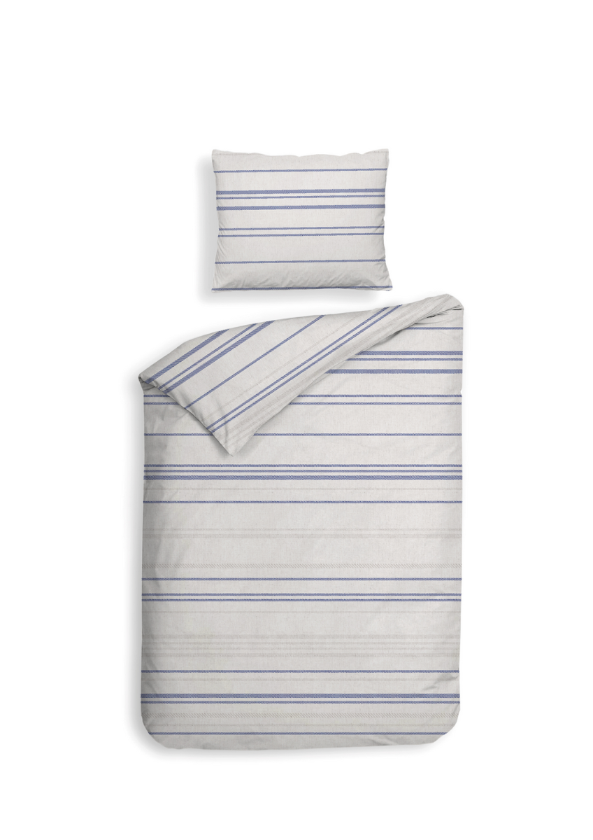 Heckett Lane Dekbedovertrek Flanel Mattia - grey