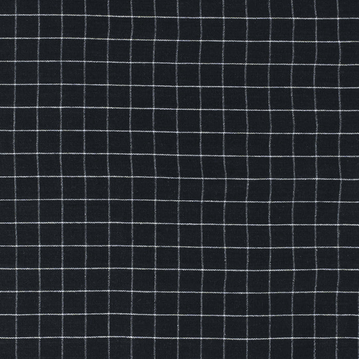 Krumble Theedoek met ruitpatroon klein - Zwart - Set van 4