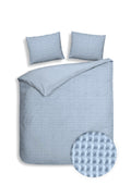 Heckett Lane Dekbedovertrek Katoen Vafala - ice blue