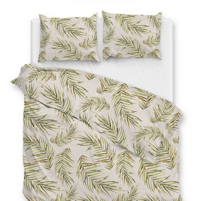 Zo Home Dekbedovertrek Katoen Palma - beige