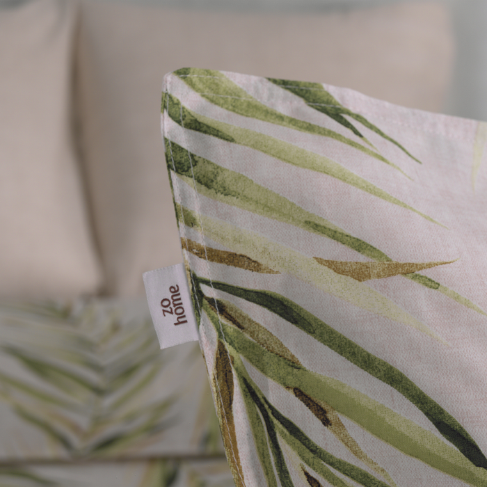 Zo Home Dekbedovertrek Katoen Palma - beige