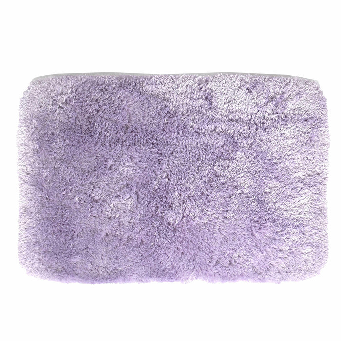 Spirella badkamer vloerkleed|tapijt - hoogpolig - lila paars - 40 x 60