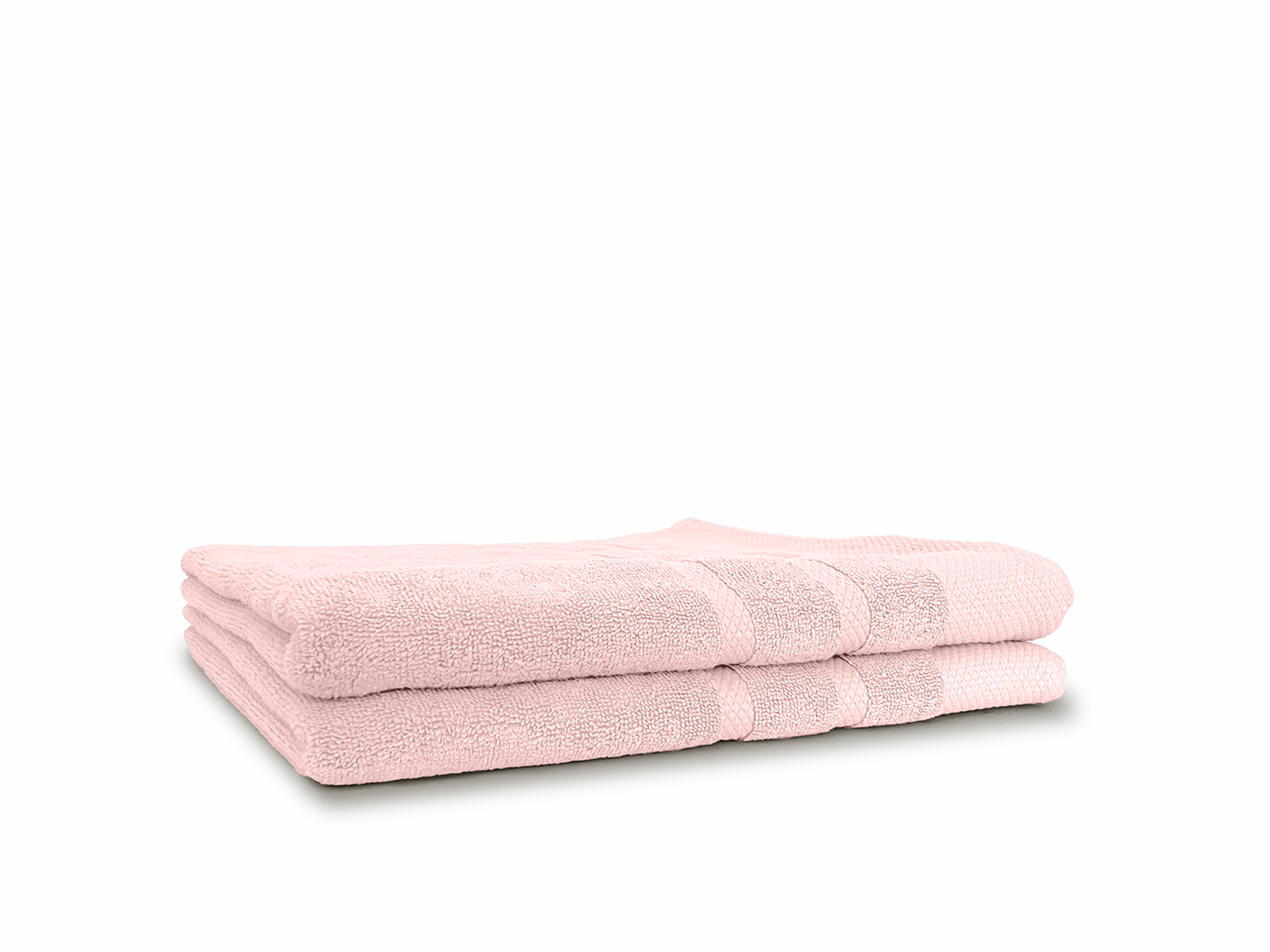 LINNICKBadstof Badlaken  Katoen 70x140cm - light pink - 2X