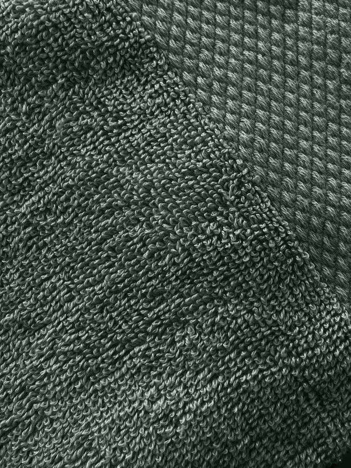 LINNICKBadstof Badlaken  Katoen 70x140cm - olive green - 2X