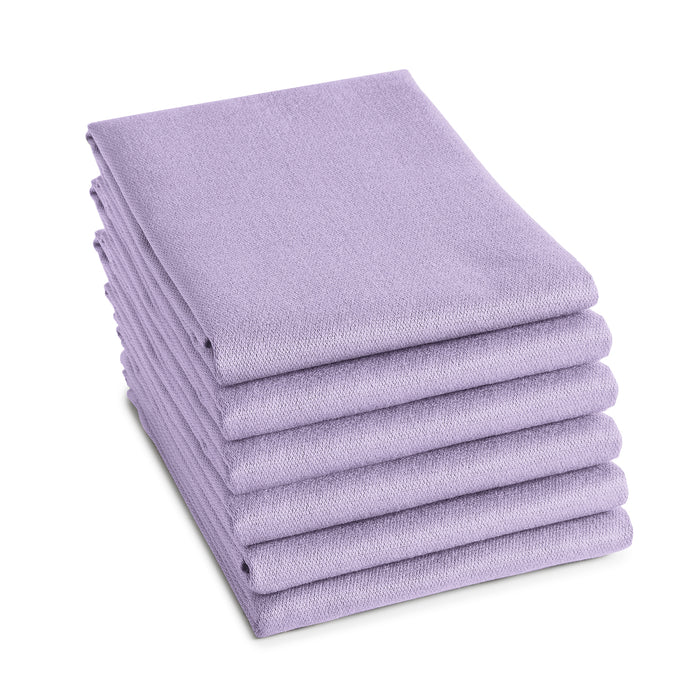 DDDDD theedoek Logo - 60x65 cm - lila - 6 stuks