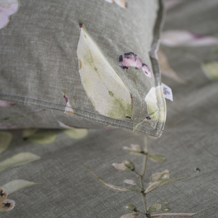 Zo Home Dekbedovertrek Katoen Sambuco - green