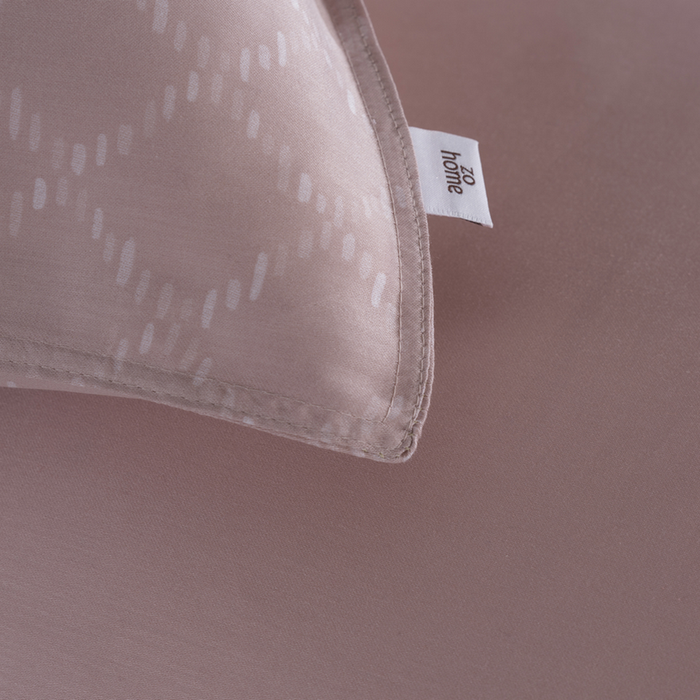 Zo Home Dekbedovertrek Katoen Satijn Linea di Satinado - shady pink