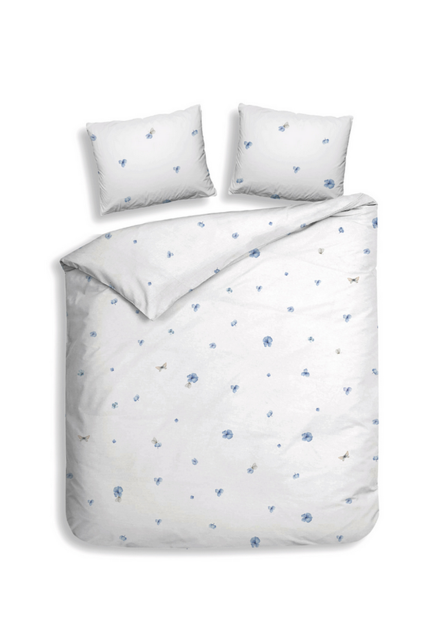 Heckett Lane Dekbedovertrek Katoen Clip-Sheared Mikaela - White