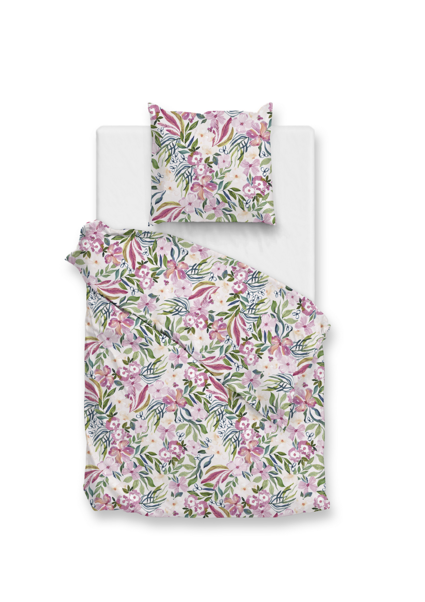 Zo Home Dekbedovertrek Katoen Satijn Evita - multi