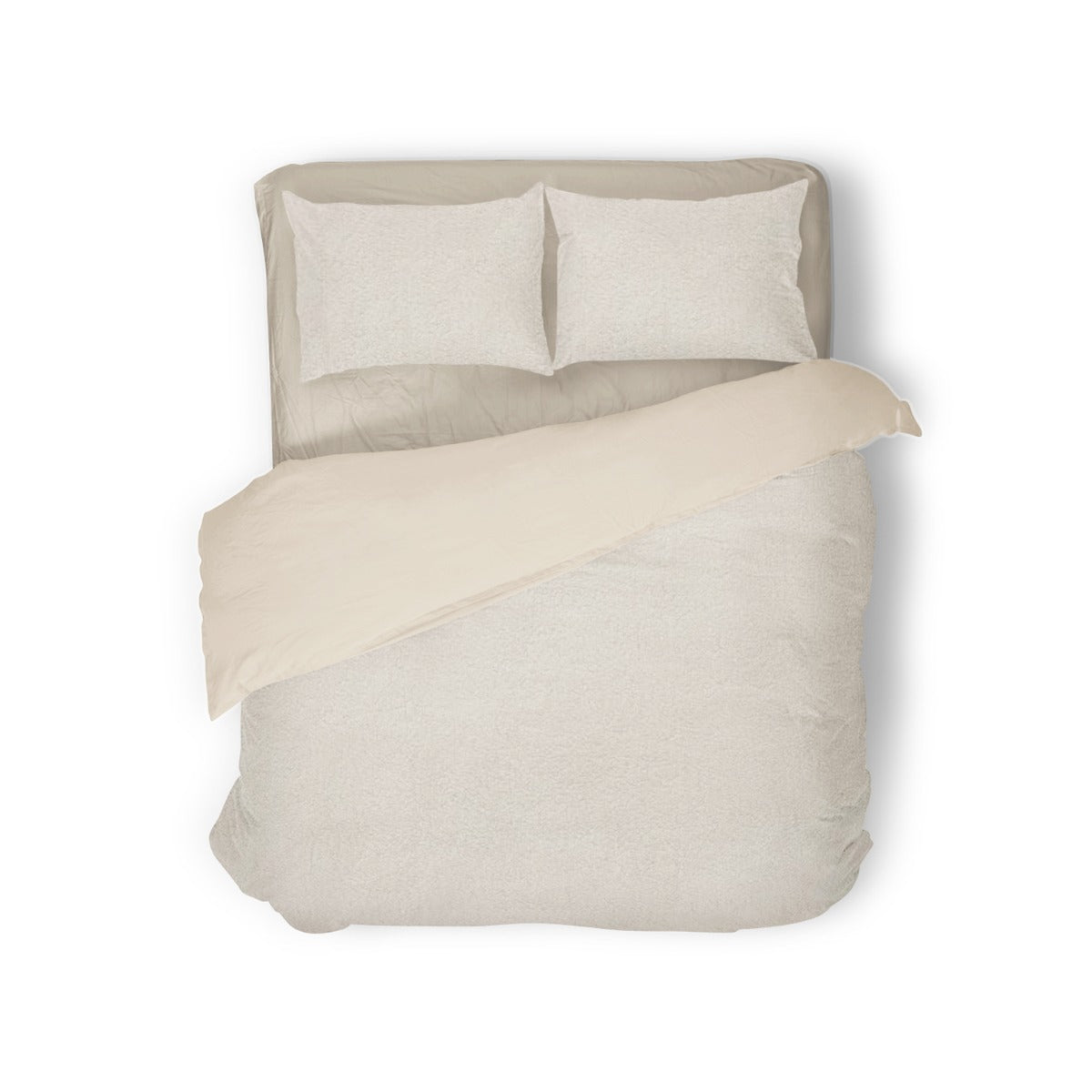 Eleganzzz Dekbedovertrek Teddy Pluche - off white