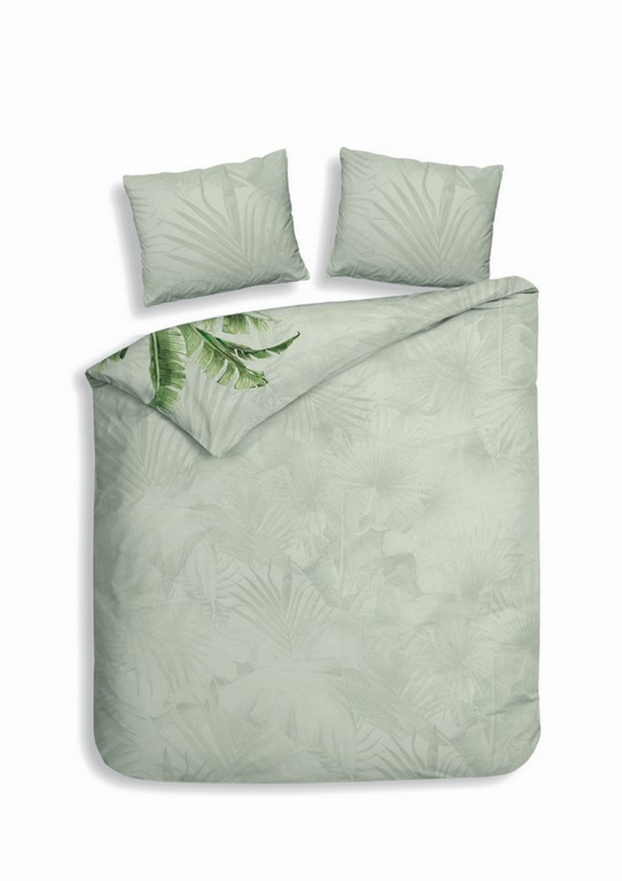 Heckett Lane Dekbedovertrek Katoen Satijn Ciungla - green