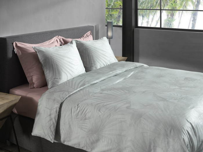 Heckett Lane Dekbedovertrek Katoen Satijn Ciungla - green