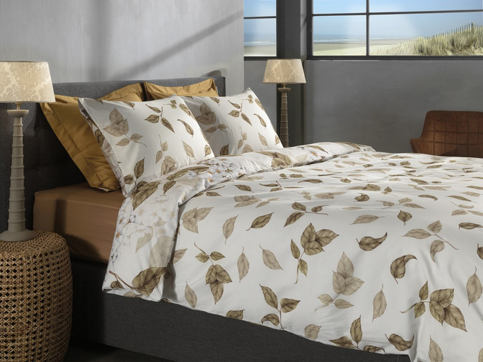 Heckett Lane Dekbedovertrek Katoen Twill Juliette - natural