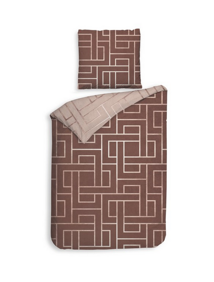 Heckett Lane Dekbedovertrek Katoen Twill Roja - natural