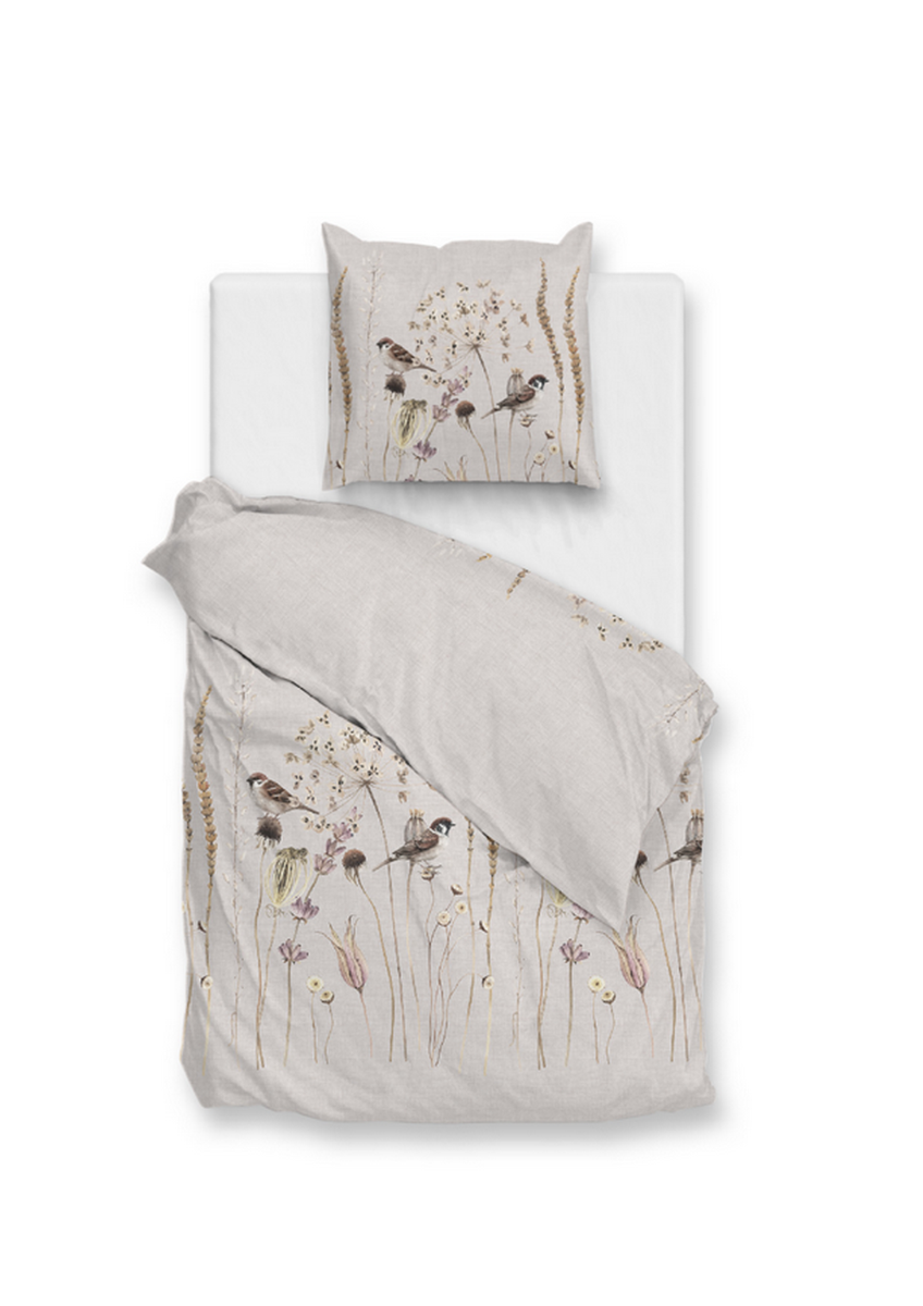 Zo Home Dekbedovertrek Katoen Terassaco - beige