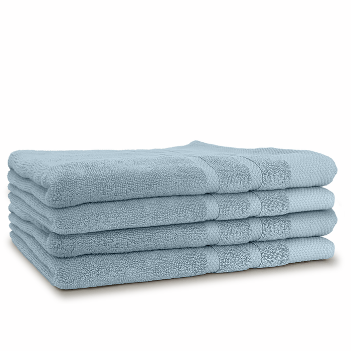 LINNICKBadstof Badlaken  Katoen 70x140cm - denim - set van 4