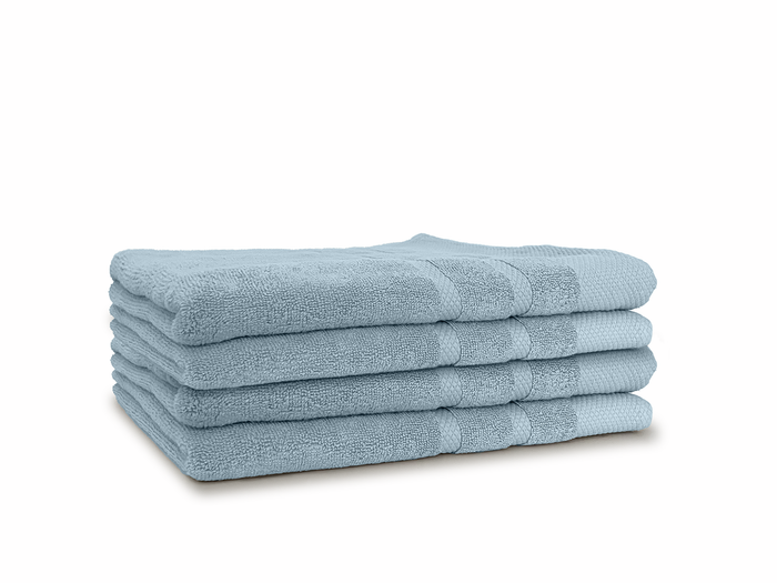 LINNICKBadstof Badlaken  Katoen 70x140cm - denim - set van 4