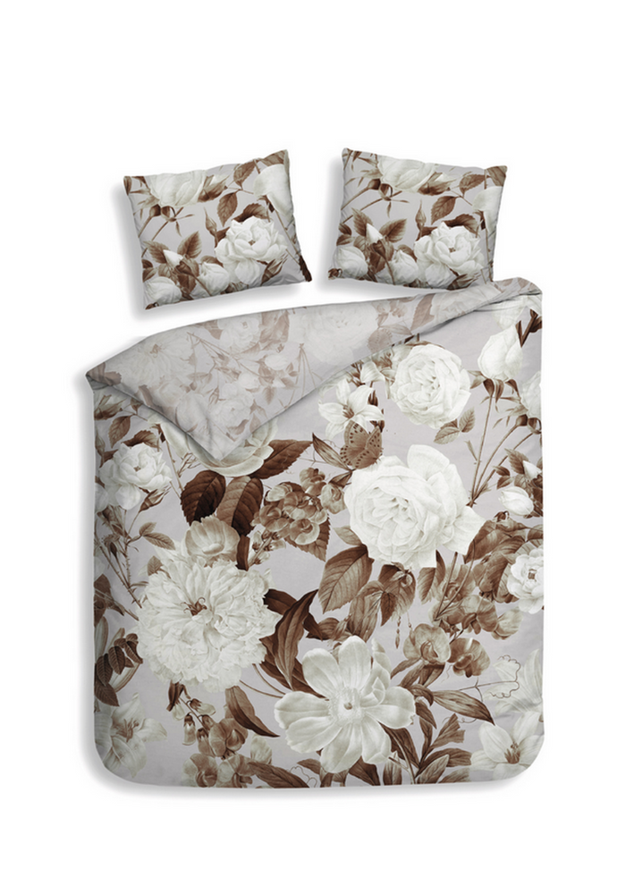 Heckett Lane Dekbedovertrek Katoen Satijn Danna - beige