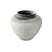 PTMD Jinsu White Round GRC Jar Pot W Dark Border L