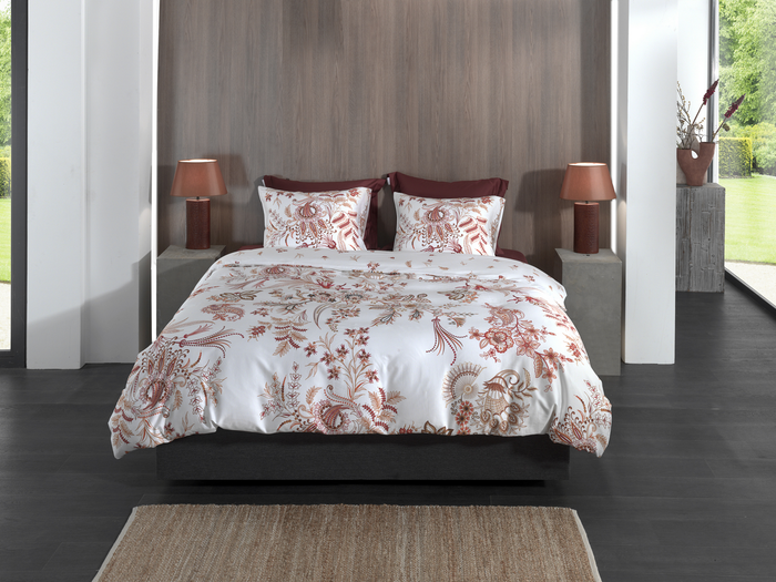 Heckett Lane Dekbedovertrek Katoen Satijn Ceyda - white