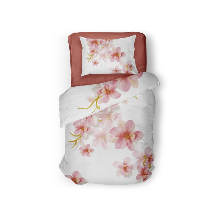 Eleganzzz Dekbedovertrek Micropercal Floral Paradise - multi