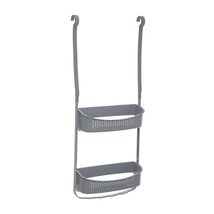 5Five Doucherekje - 2-laags - grijs - kunststof - 32x70 cm