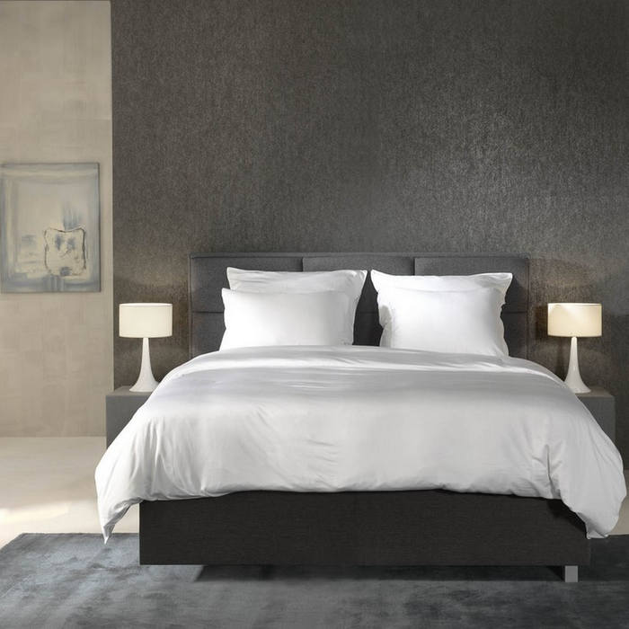 Yellow Dekbedovertrek Bamboo - quartz white