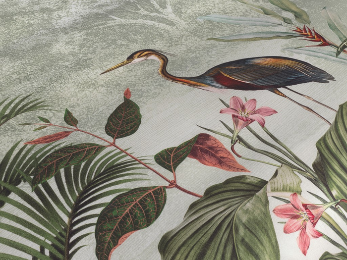 Heckett Lane Dekbedovertrek Katoen Twill Heron - green