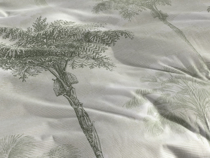 Heckett Lane Dekbedovertrek Katoen Twill Heron - green