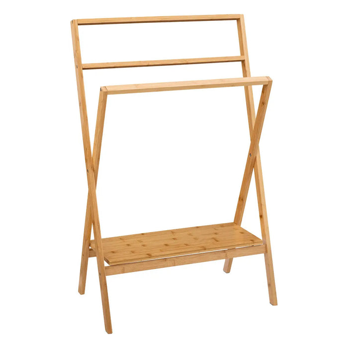 5Five Handdoeken ophangrek badkamer - bamboe hout - L60 x b36 x H94 cm